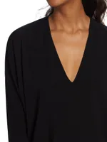 Relaxed V-Neck Top