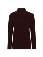 Wool & Cashmere Mock Turtleneck Sweater