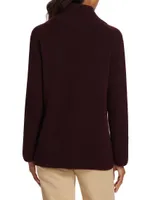 Wool & Cashmere Mock Turtleneck Sweater