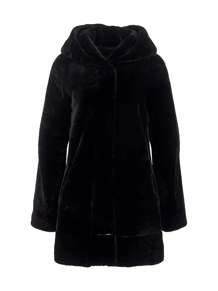 Reversible Shearling Lamb Parka Jacket