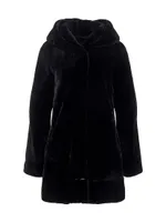 Reversible Shearling Lamb Parka Jacket