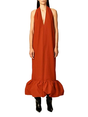 The Johana Bubble-Hem Maxi Dress