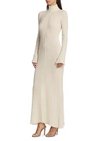 Turtleneck Maxi Dress