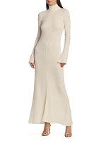 Turtleneck Maxi Dress