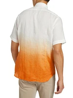 COLLECTION Ombré Linen Button-Front Shirt