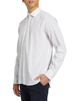 COLLECTION Seersucker Cotton Button-Front Shirt