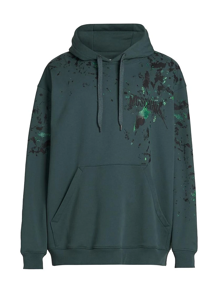 Splatter Logo Hoodie