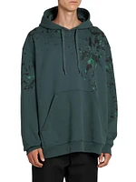 Splatter Logo Hoodie