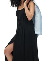 The Softest Rib Maternity Nursing Friendly Tank Dress