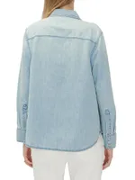 The Denim Maternity Nursing Friendly Shirt