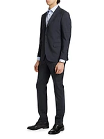 COLLECTION Plaid Wool Single-Breasted Suit