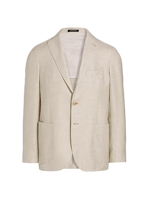 COLLECTION Houndstooth Wool-Blend Two-Button Sport Coat