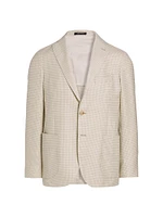 COLLECTION Houndstooth Wool-Blend Two-Button Sport Coat