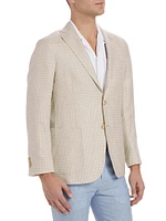 COLLECTION Houndstooth Wool-Blend Two-Button Sport Coat