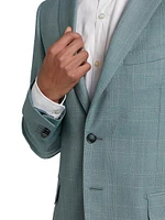 COLLECTION Plaid Wool Single-Breasted Suit