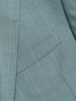 COLLECTION Plaid Wool Single-Breasted Suit