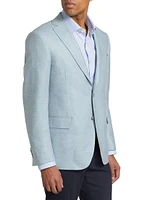 COLLECTION Speckled Silk & Wool-Blend Two-Button Sport Coat