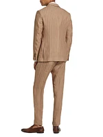 COLLECTION Pinstriped Linen Suit