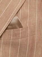 COLLECTION Pinstriped Linen Suit