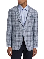 COLLECTION Glen Check Wool-Blend Sport Coat