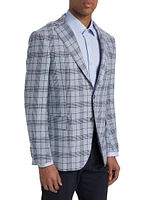 COLLECTION Glen Check Wool-Blend Sport Coat