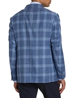 COLLECTION Plaid Wool-Blend Double-Breasted Sport Coat