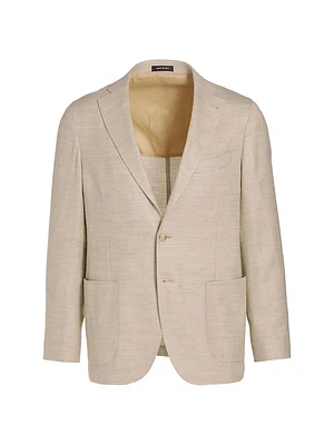 COLLECTION Chevron Wool-Blend Two-Button Sport Coat