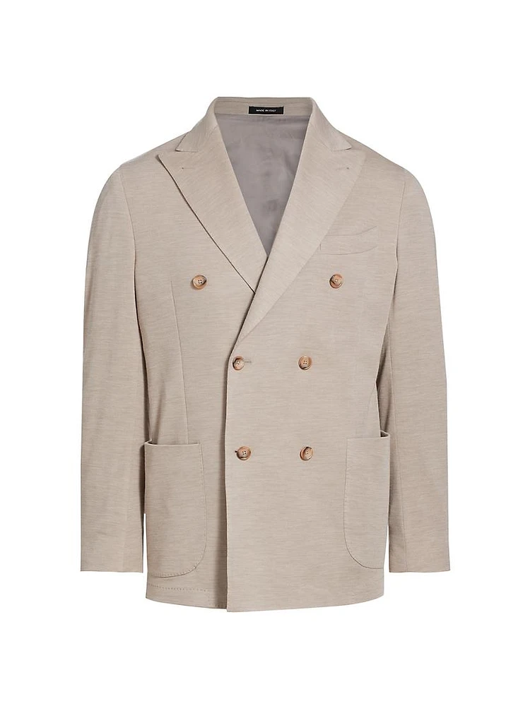 COLLECTION Wool Double-Breasted Sport Coat