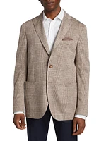 COLLECTION Plaid Wool & Silk-Blend Two-Button Sport Coat