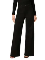 Petite The Mia High-Rise Stretch Wide-Leg Jeans