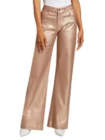 Leenah Glittery Boot-Cut Pants