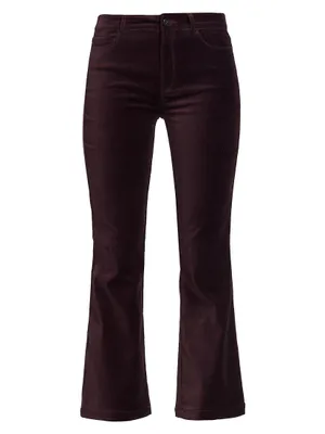 Claudine Flared Velvet Pants