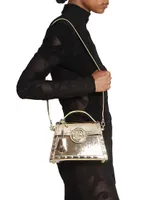 B-Buzz Dynasty Mirror Leather Top Handle Bag