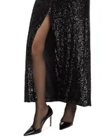 Rhea Sequined Maxi Skirt