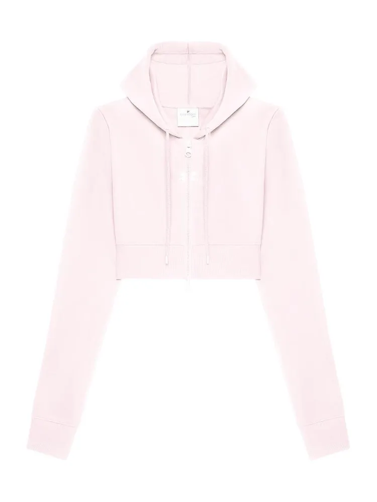 Cropped Tracksuit Interlock Jacket