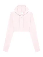 Cropped Tracksuit Interlock Jacket