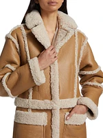 Mariane Faux-Shearling Trimmed Coat