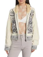 True Embroidered Cotton-Blend Cardigan