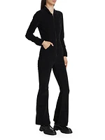 Jayde Long-Sleeve Corduroy Jumpsuit