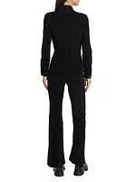 Jayde Long-Sleeve Corduroy Jumpsuit