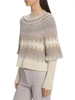 Home For The Holidays Balloon-Sleeve Sweater