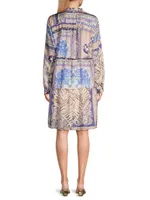 Valentin Printed Knee-Length Dress