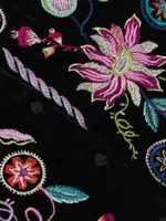 Pacifica Embroidered Velvet Shirt