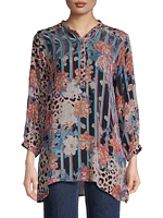 Ontari Printed Oversized Tunic