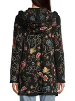 Rana Embroidered Hooded Sweater