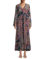 Ontar Printed Maxi Dress