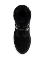 Madelina 27MM Faux Shearling-Lined Suede Boots