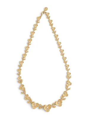 Orchid 18K-Gold-Plated & Cubic Zirconia Necklace