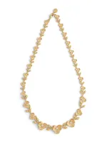 Orchid 18K-Gold-Plated & Cubic Zirconia Necklace