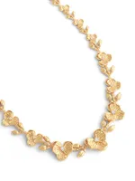 Orchid 18K-Gold-Plated & Cubic Zirconia Necklace